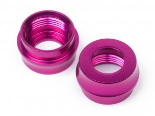 HB BIG BORE SHOCK BOTTOM CAP (PURPLE)